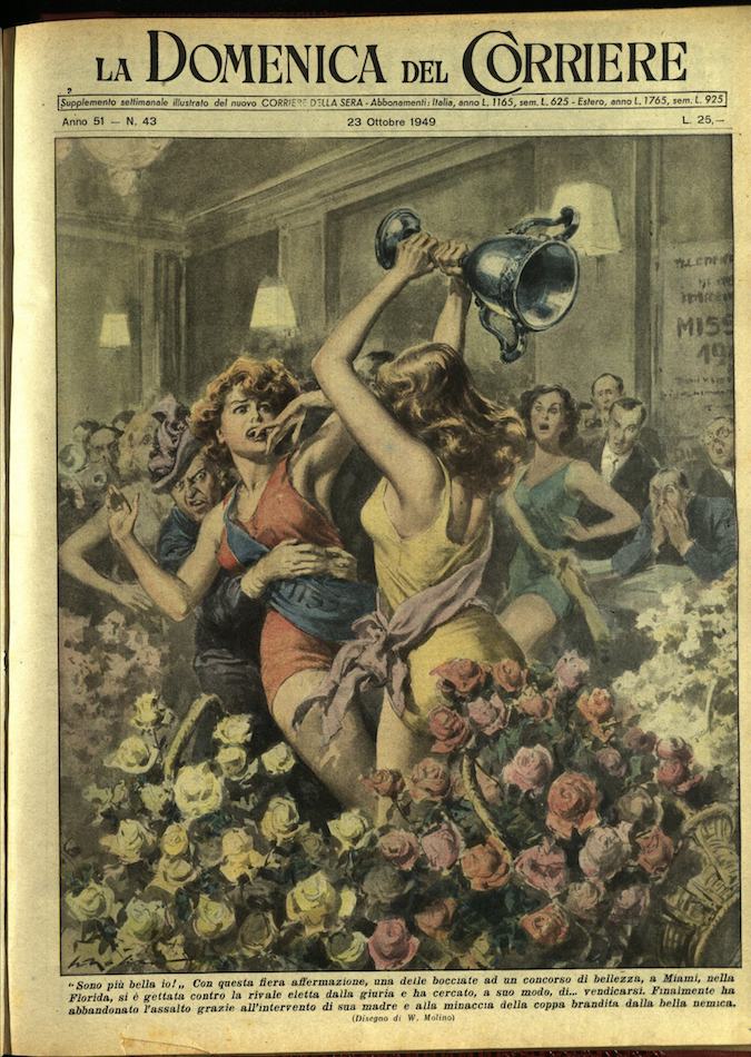 LA DOMENICA DEL CORRIERE. 23 ottobre 1949. Anno LI - …