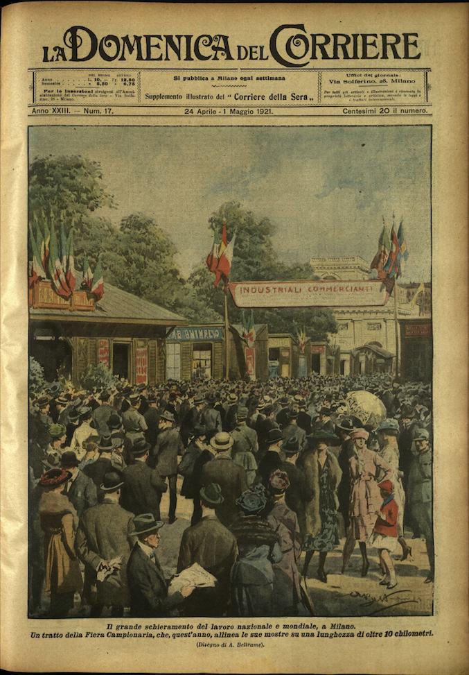 LA DOMENICA DEL CORRIERE. 24 aprile - 1 maggio 1921. …