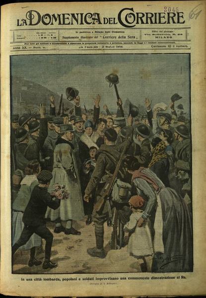 LA DOMENICA DEL CORRIERE. 24 febbraio - 3 marzo 1918. …