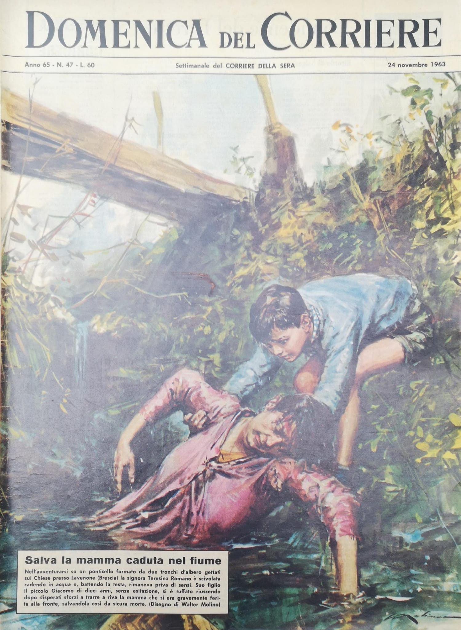 LA DOMENICA DEL CORRIERE 24 Novembre 1963 Anno 65 - …