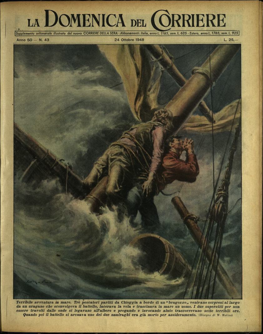 LA DOMENICA DEL CORRIERE. 24 ottobre 1948. Anno L - …