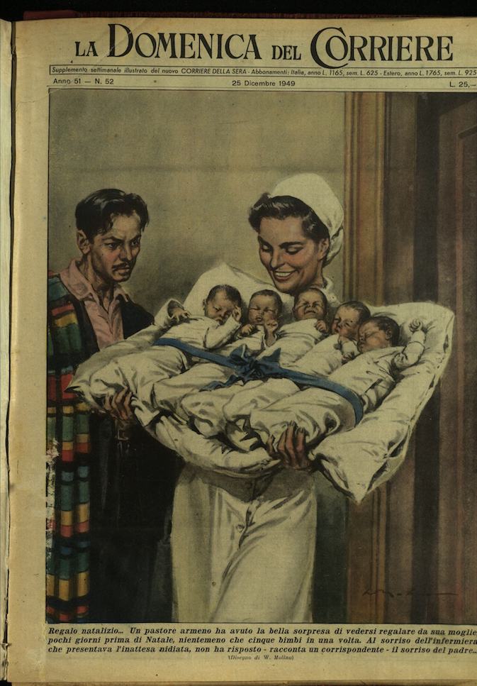 LA DOMENICA DEL CORRIERE. 25 dicembre 1949. Anno LI - …