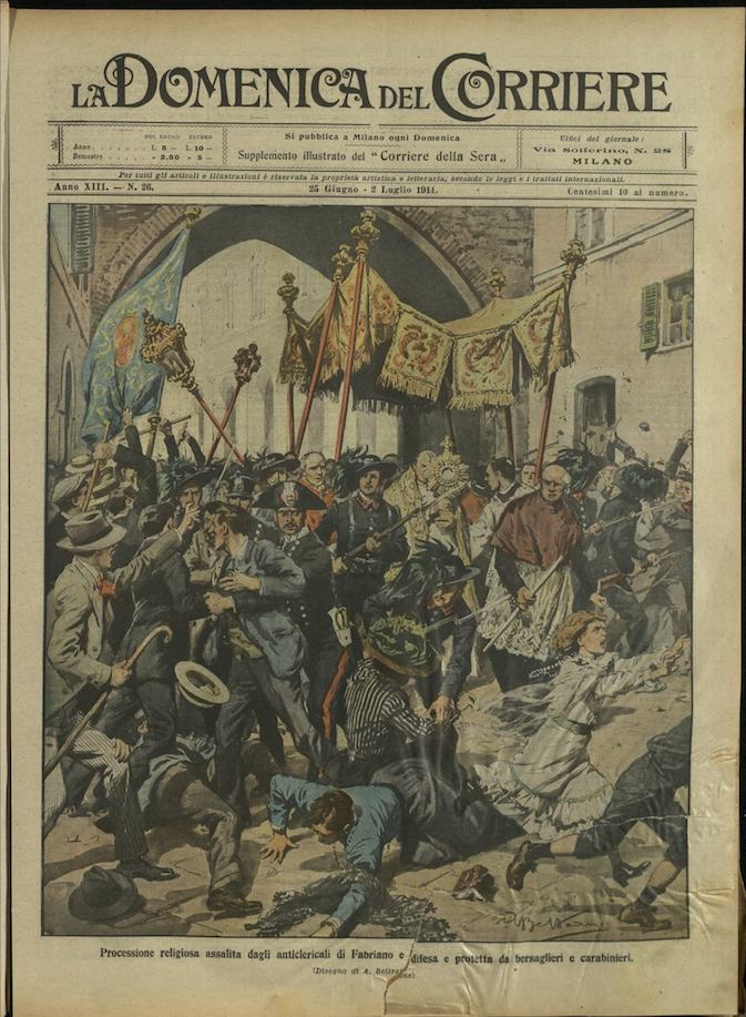 LA DOMENICA DEL CORRIERE. 25 Giugno - 2 luglio 1911. …