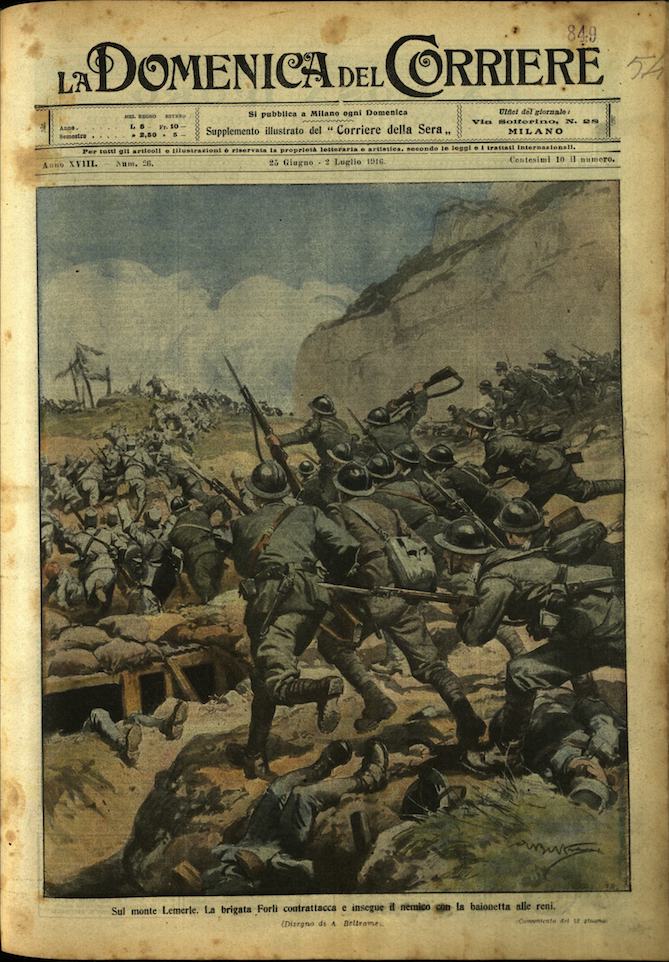 LA DOMENICA DEL CORRIERE. 25 Giugno - 2 Luglio 1916. …