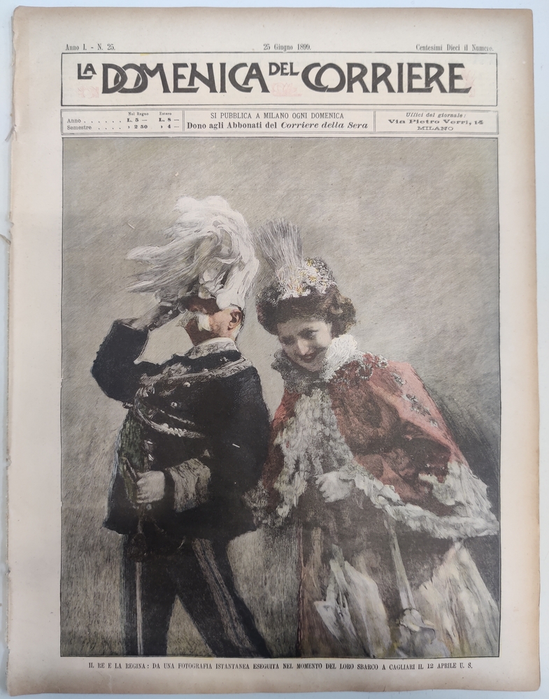 LA DOMENICA DEL CORRIERE 25 giugno 1899 Anno I - …