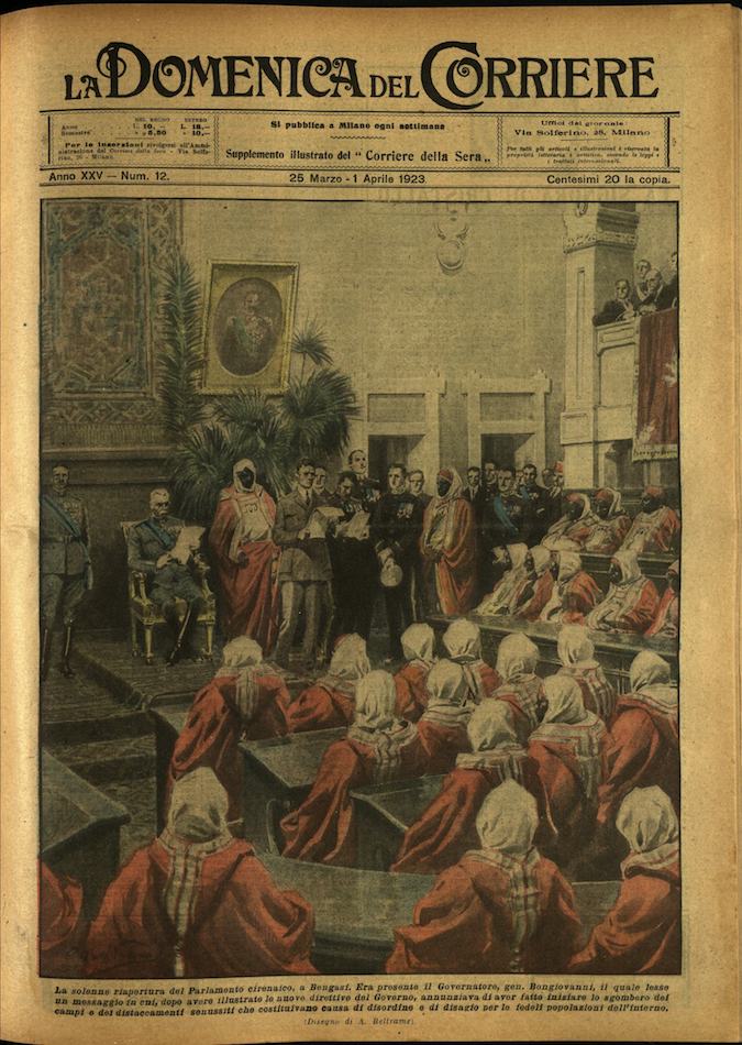 LA DOMENICA DEL CORRIERE. 25 marzo - 1 aprile 1923. …