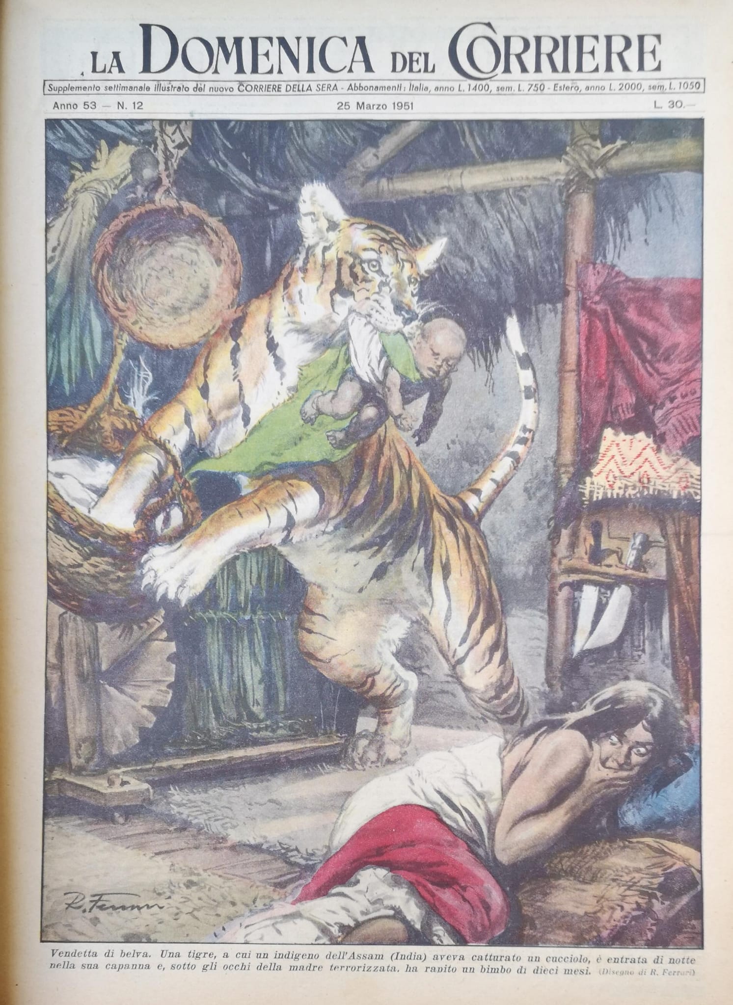 LA DOMENICA DEL CORRIERE 25 Marzo 1951 Anno LIII - …