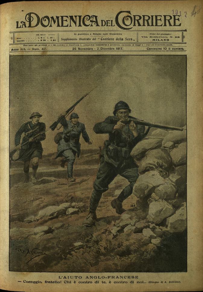 LA DOMENICA DEL CORRIERE. 25 novembre - 2 dicembre 1917. …