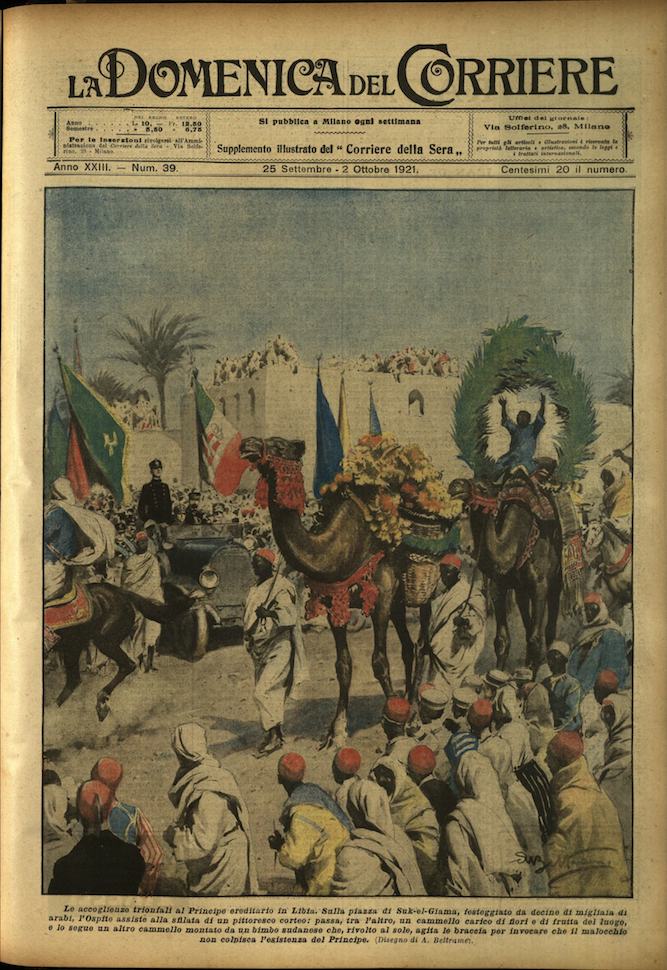 LA DOMENICA DEL CORRIERE. 25 settembre - 2 ottobre 1921. …