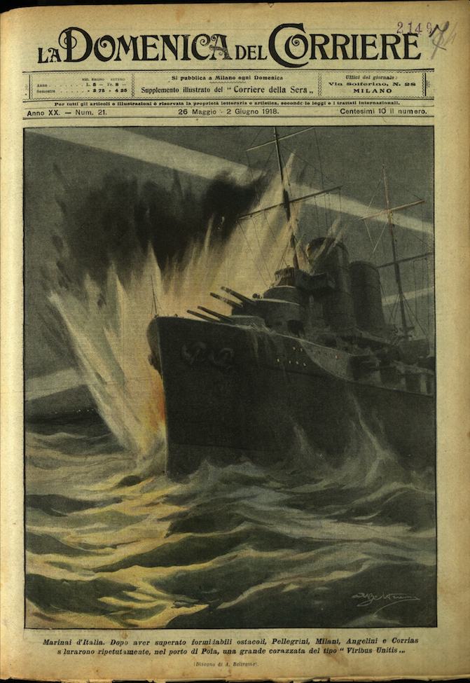 LA DOMENICA DEL CORRIERE. 26 maggio - 2 giugno 1918. …