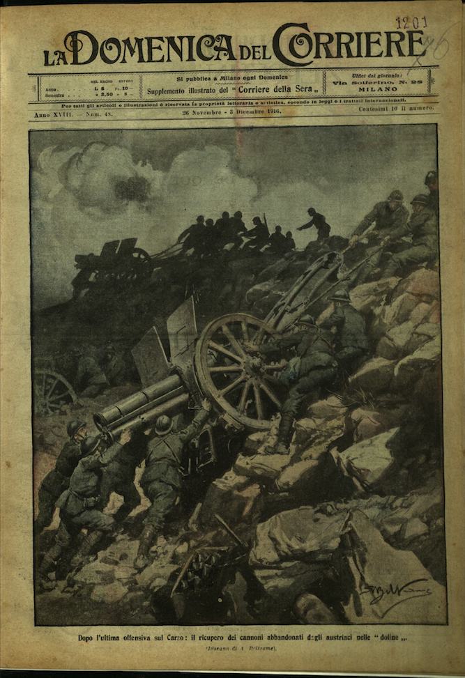 LA DOMENICA DEL CORRIERE. 26 novembre - 3 dicembre 1916. …