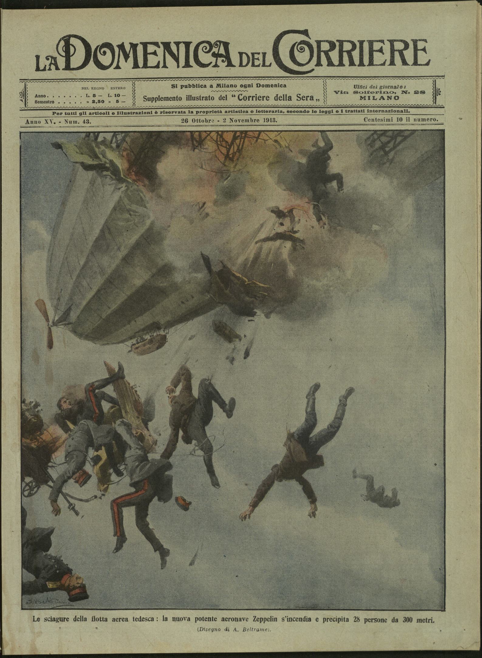 LA DOMENICA DEL CORRIERE. 26 Ottobre - 2 novembre 1913. …