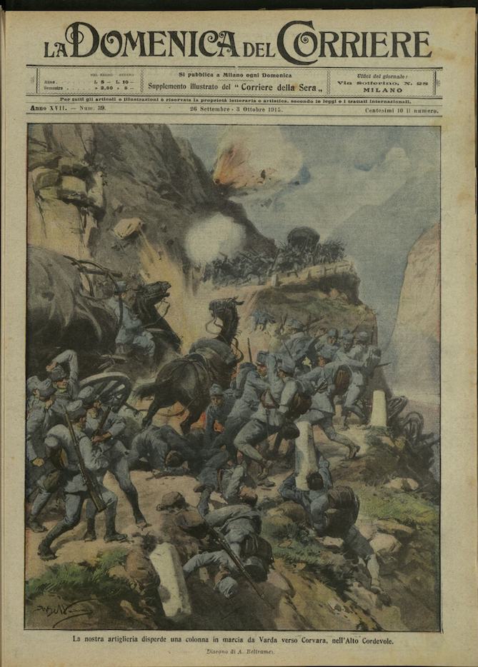 LA DOMENICA DEL CORRIERE. 26 Settembre - 3 Ottobre 1915. …