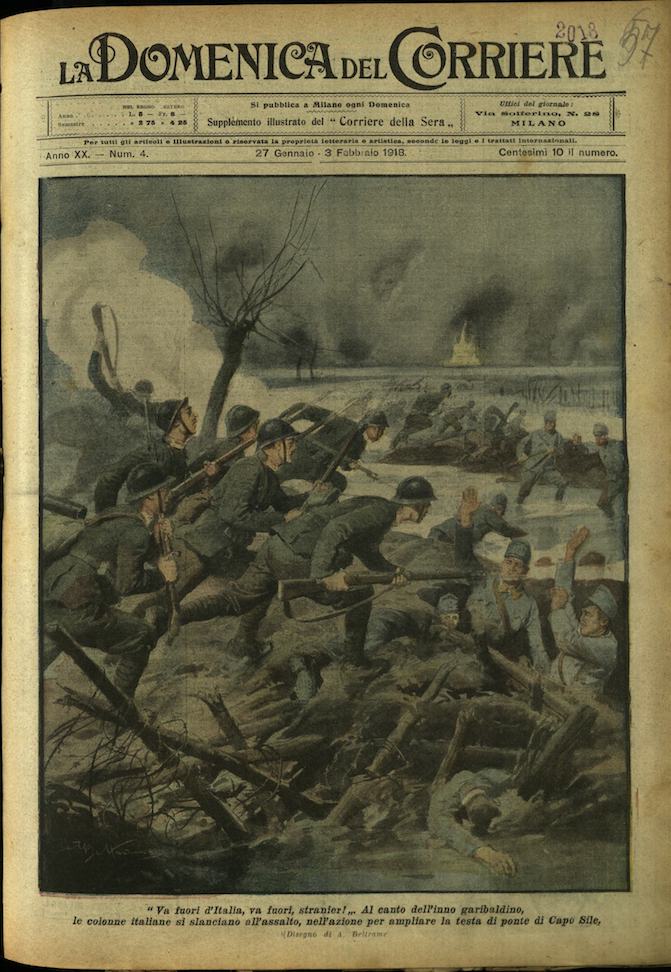 LA DOMENICA DEL CORRIERE. 27 gennaio - 3 febbraio 1918. …