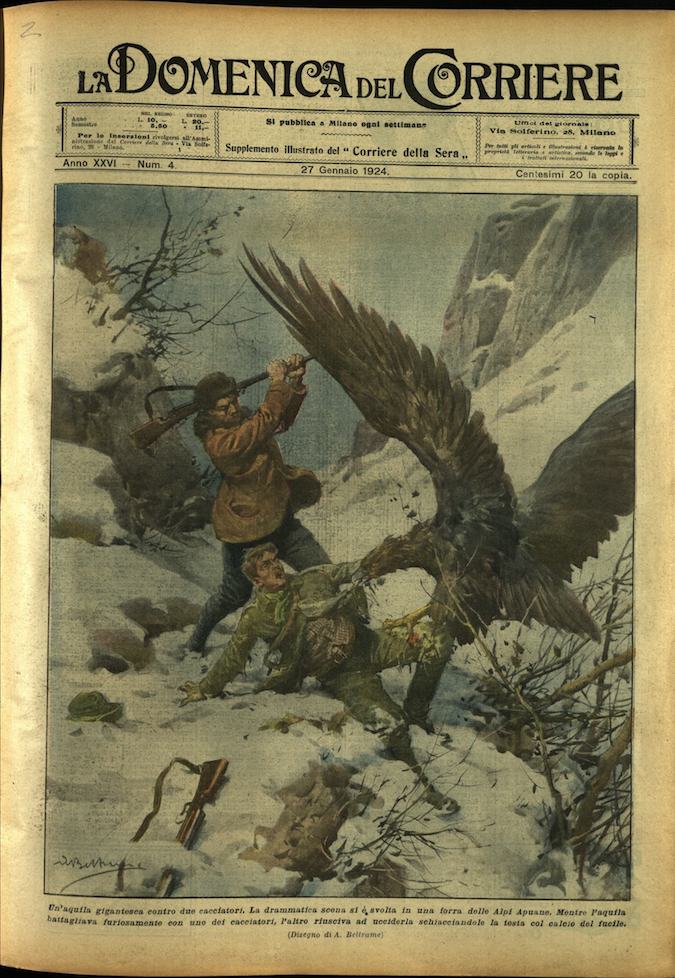LA DOMENICA DEL CORRIERE. 27 Gennaio 1924. Anno XXVI - …