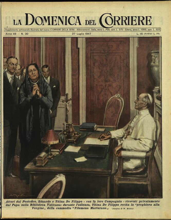 LA DOMENICA DEL CORRIERE. 27 luglio 1947. Anno XLIX - …