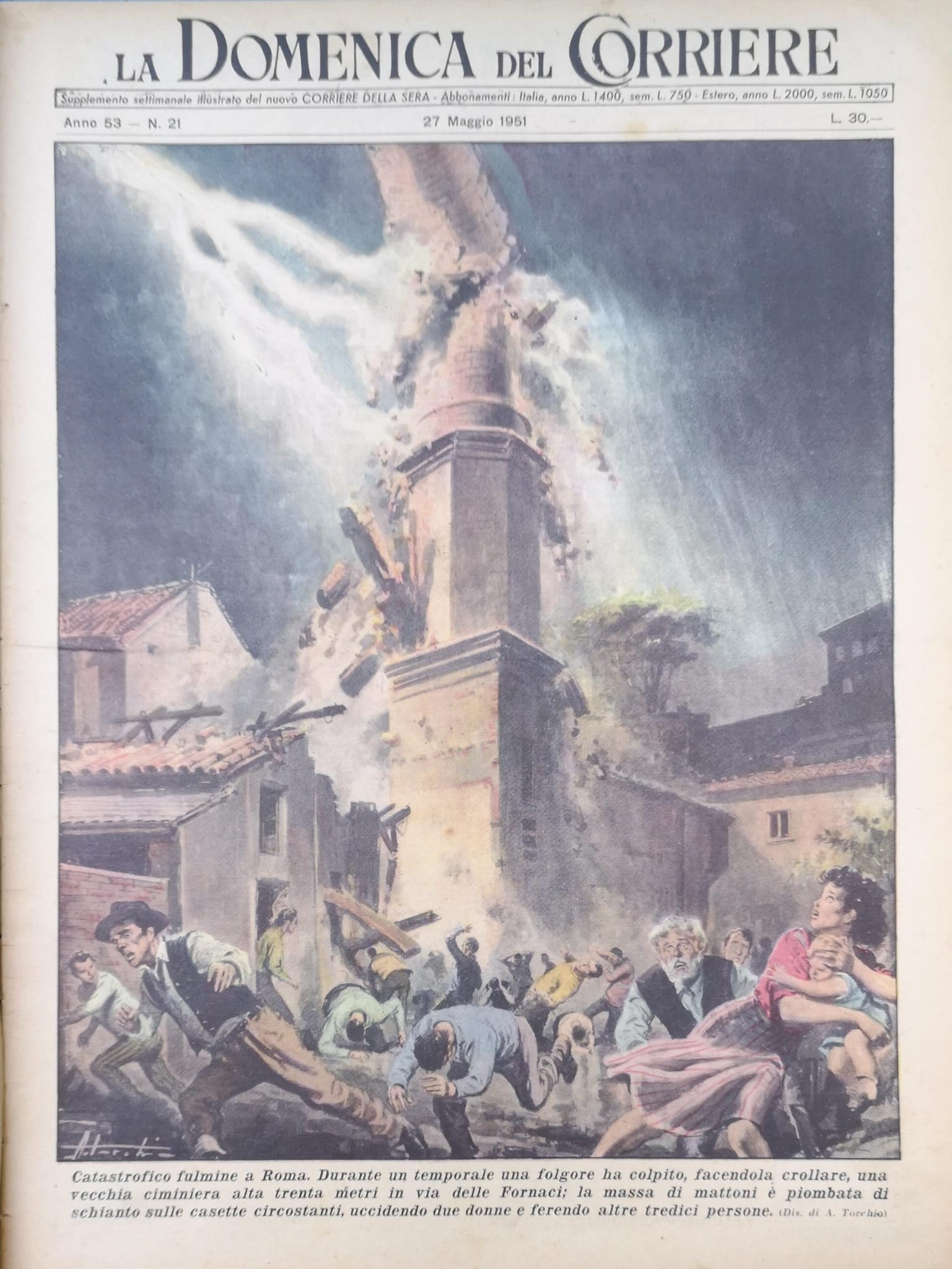 LA DOMENICA DEL CORRIERE 27 maggio 1951 Anno LIII - …
