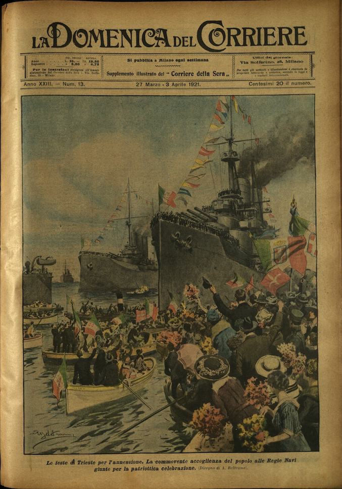 LA DOMENICA DEL CORRIERE. 27 marzo - 3 aprile 1921. …