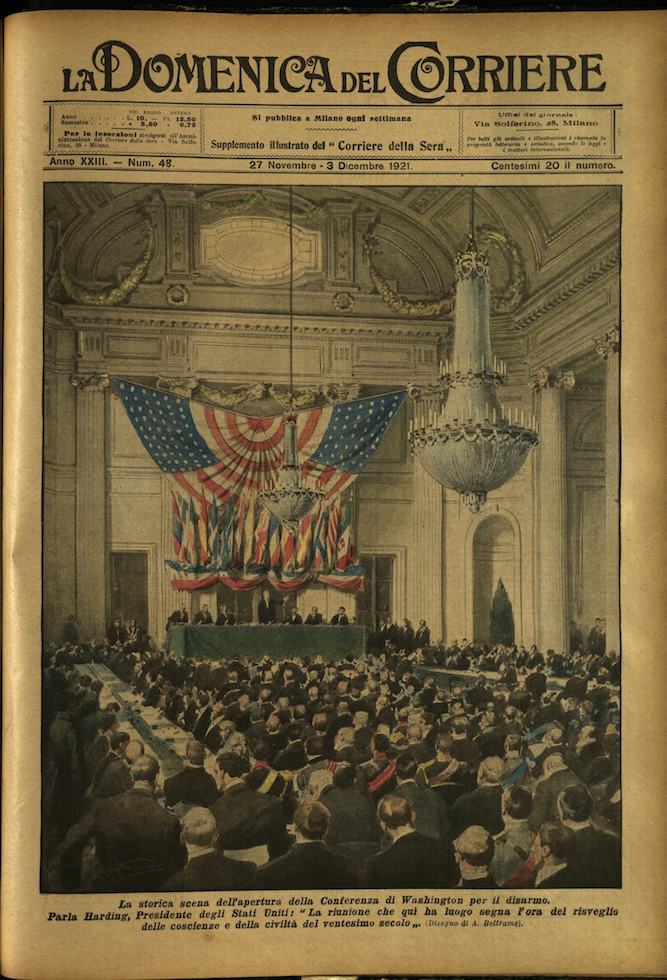 LA DOMENICA DEL CORRIERE. 27 novembre - 3 dicembre 1921. …
