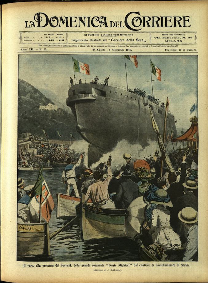 LA DOMENICA DEL CORRIERE. 28 Agosto - 4 settembre 1910. …
