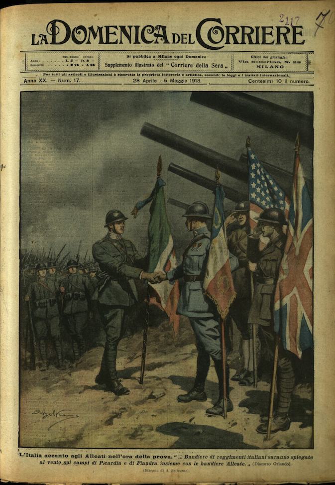 LA DOMENICA DEL CORRIERE. 28 Aprile - 5 Maggio 1918. …