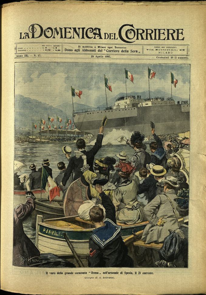 LA DOMENICA DEL CORRIERE. 28 Aprile 1907. Anno IX - …