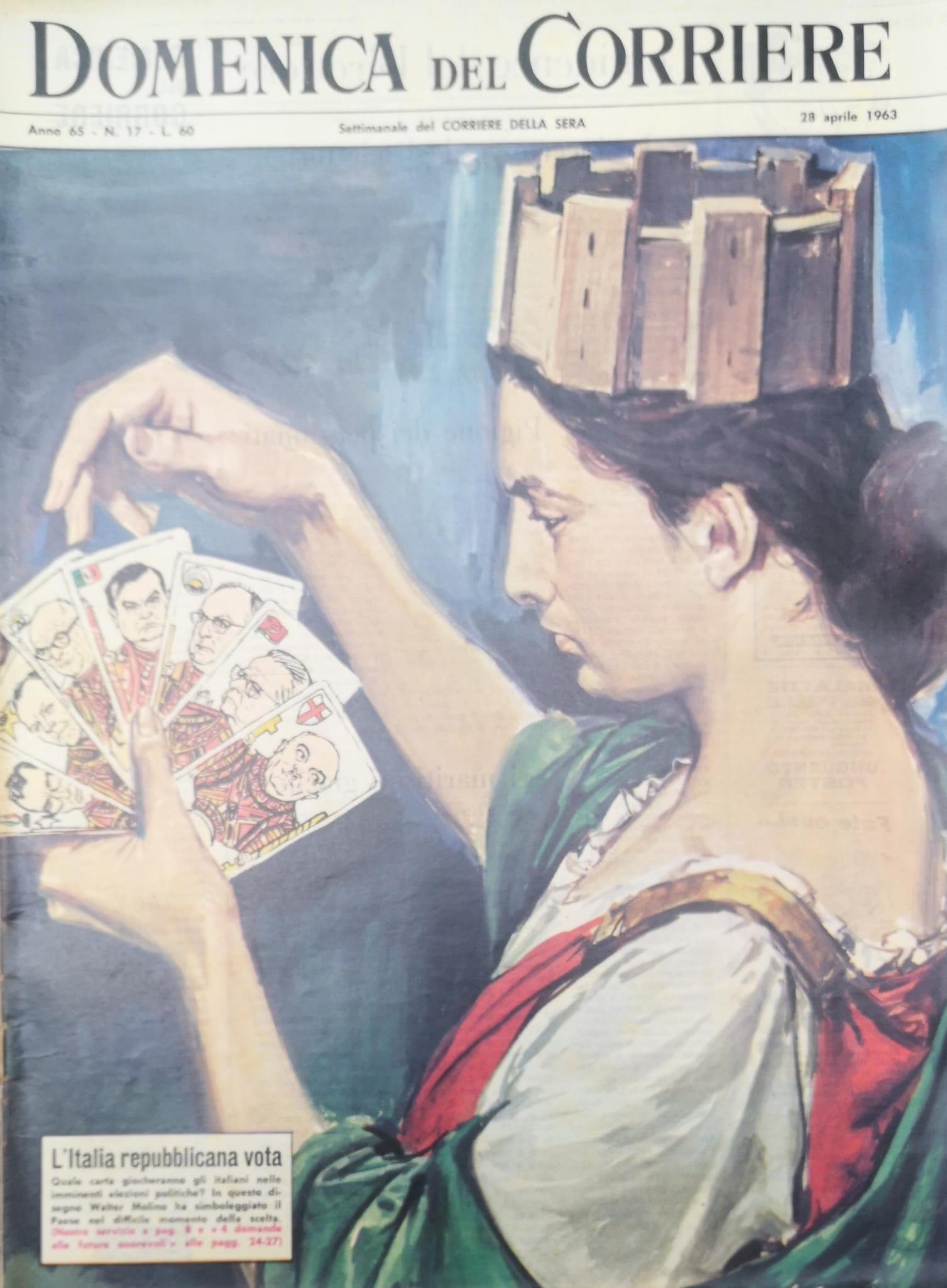 LA DOMENICA DEL CORRIERE 28 Aprile 1963 Anno 65 - …