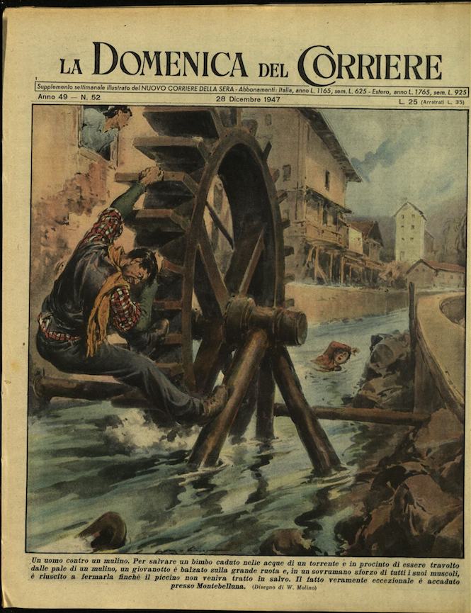 LA DOMENICA DEL CORRIERE. 28 dicembre 1947. Anno XLIX - …