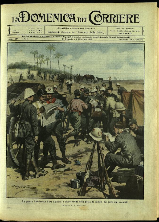 LA DOMENICA DEL CORRIERE. 28 gennaio - 4 febbraio 1912. …