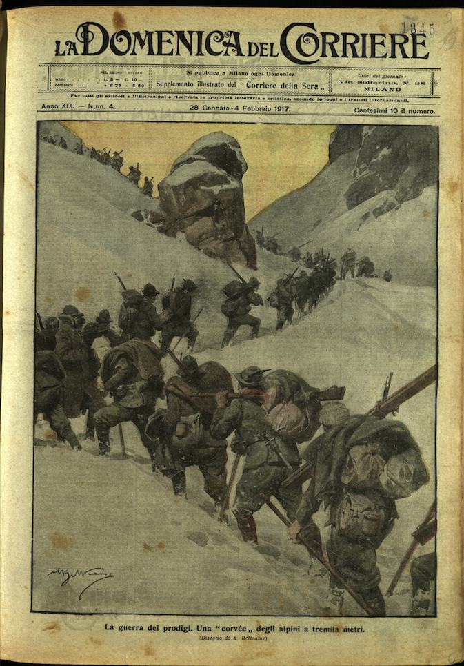 LA DOMENICA DEL CORRIERE. 28 gennaio - 4 febbraio 1917. …