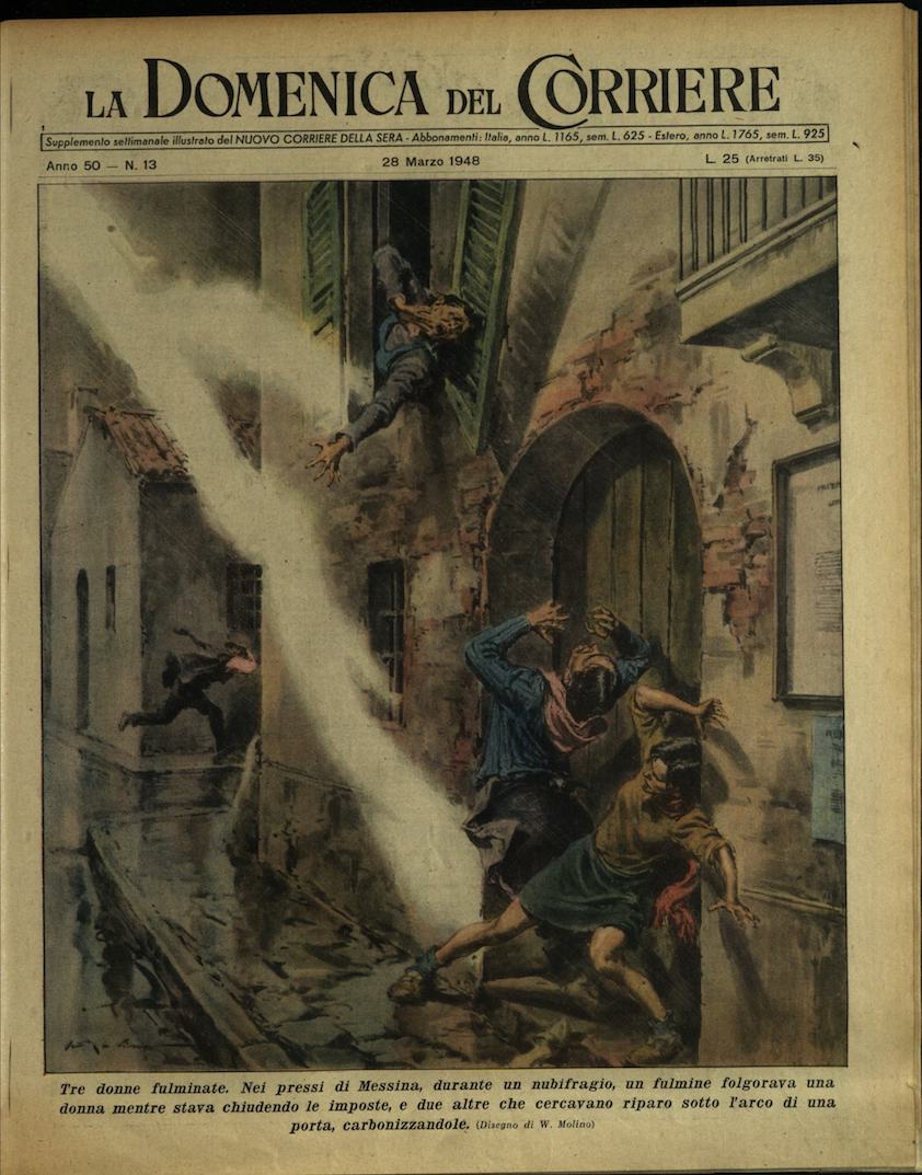 LA DOMENICA DEL CORRIERE. 28 marzo 1948. Anno L - …