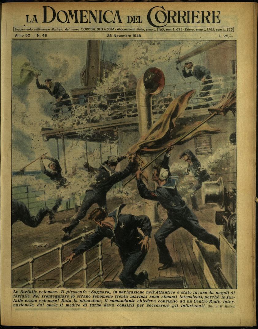 LA DOMENICA DEL CORRIERE. 28 novembre 1948. Anno L - …
