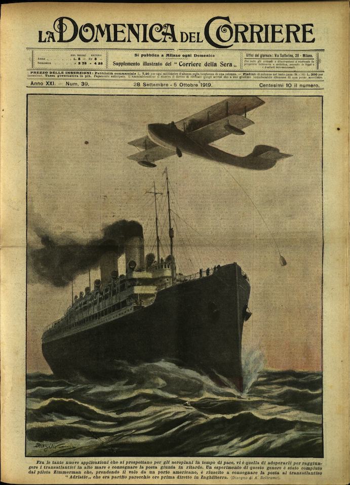 LA DOMENICA DEL CORRIERE. 28 settembre - 5 ottobre 1919. …