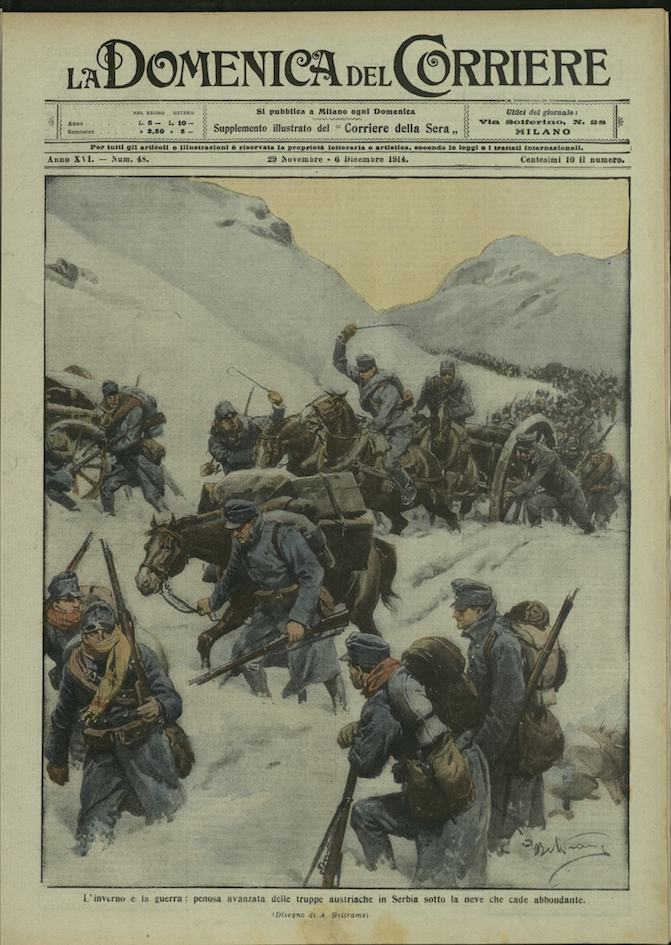 LA DOMENICA DEL CORRIERE. 29 Novembre - 6 dicembre 1914. …