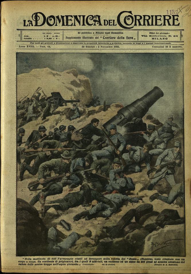 LA DOMENICA DEL CORRIERE. 29 Ottobre - 5 Novembre 1916. …