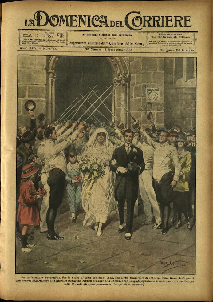 LA DOMENICA DEL CORRIERE. 29 ottobre - 5 novembre 1922. …