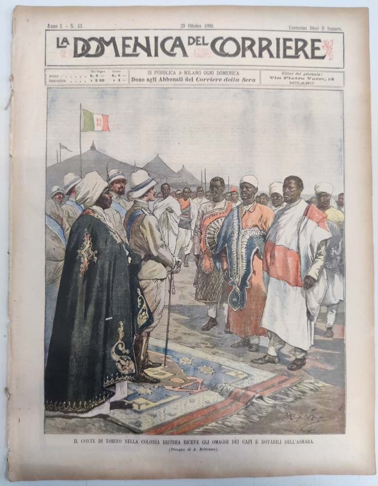 LA DOMENICA DEL CORRIERE 29 Ottobre 1899 Anno I - …