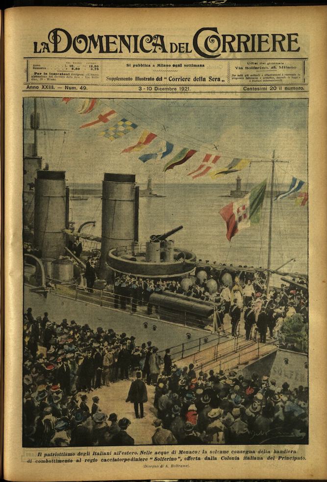 LA DOMENICA DEL CORRIERE. 3 - 10 dicembre 1921. Anno …