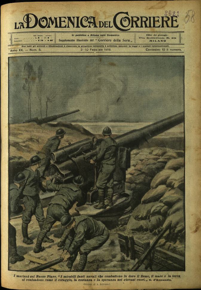 LA DOMENICA DEL CORRIERE. 3 - 10 febbraio 1918. Anno …