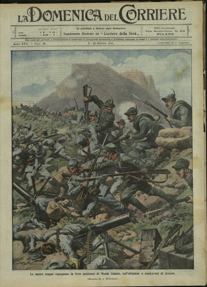 LA DOMENICA DEL CORRIERE. 3 - 10 ottobre 1915. Anno …