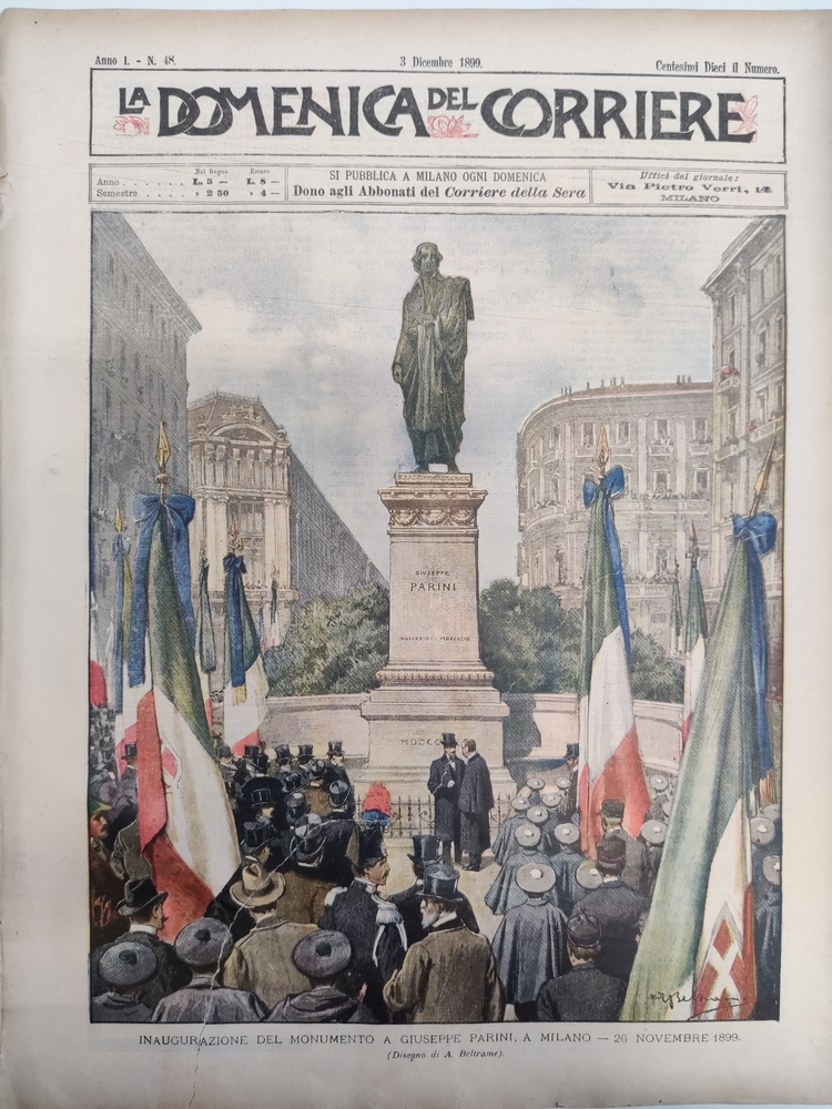 LA DOMENICA DEL CORRIERE 3 dicembre 1899 Anno I - …