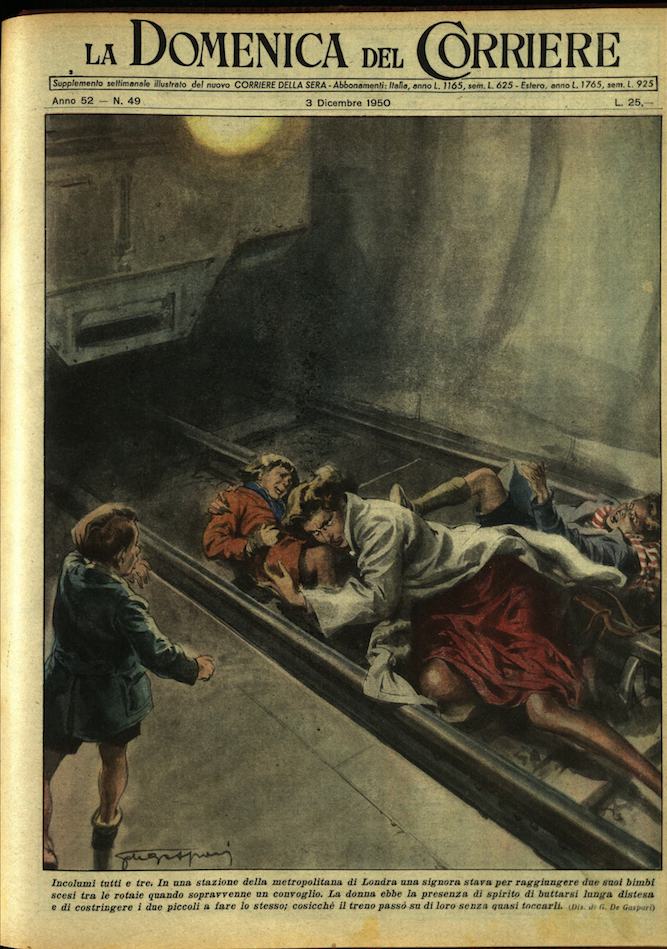 LA DOMENICA DEL CORRIERE. 3 Dicembre 1950. Anno LII - …