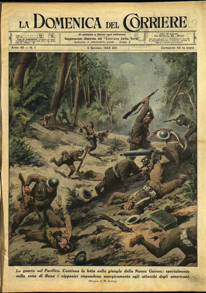 LA DOMENICA DEL CORRIERE. 3 gennaio 1943. Anno XLV - …