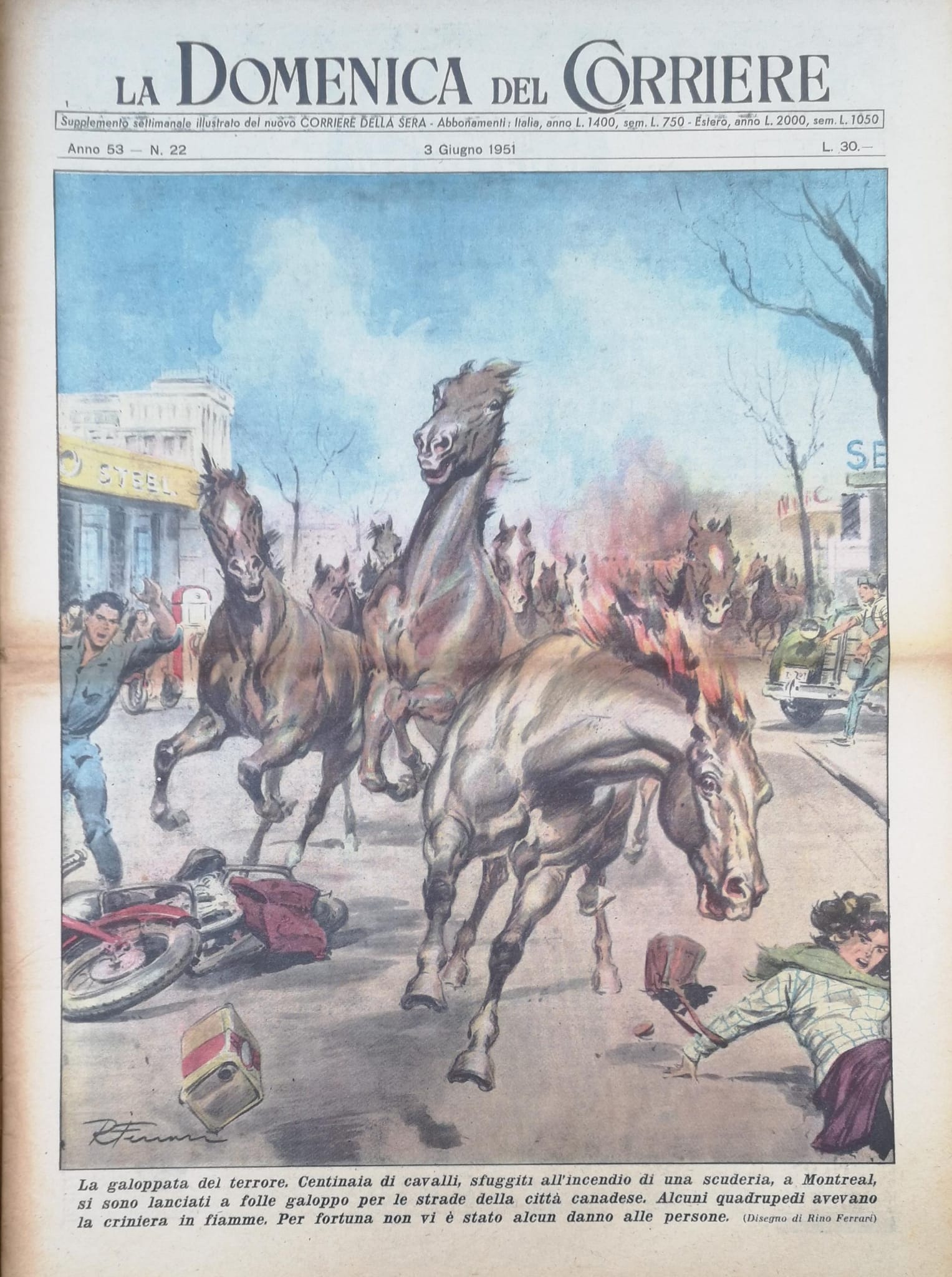 LA DOMENICA DEL CORRIERE 3 giugno 1951 Anno LIII - …