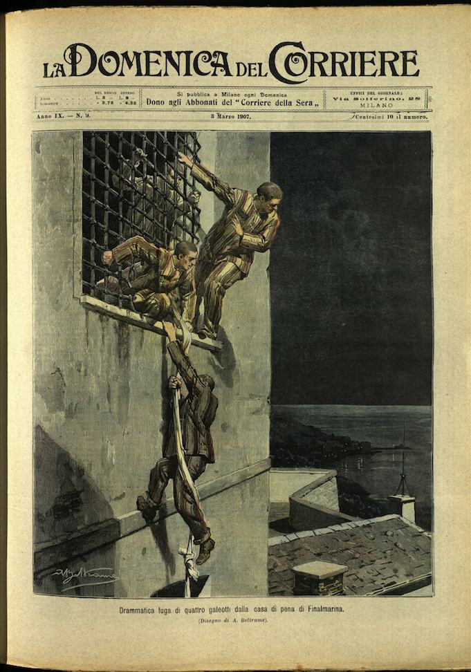 LA DOMENICA DEL CORRIERE. 3 Marzo 1907. Anno IX - …