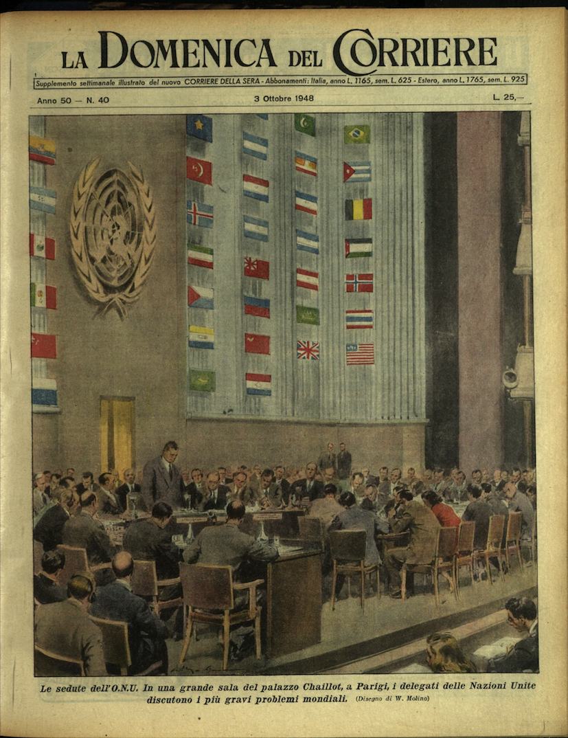 LA DOMENICA DEL CORRIERE. 3 ottobre 1948. Anno L - …