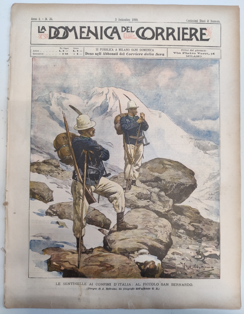 LA DOMENICA DEL CORRIERE 3 Settembre 1899 Anno I - …