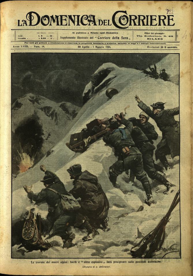 LA DOMENICA DEL CORRIERE. 30 aprile - 7 maggio 1916. …