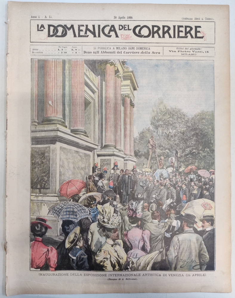 LA DOMENICA DEL CORRIERE 30 Aprile 1899 Anno I - …