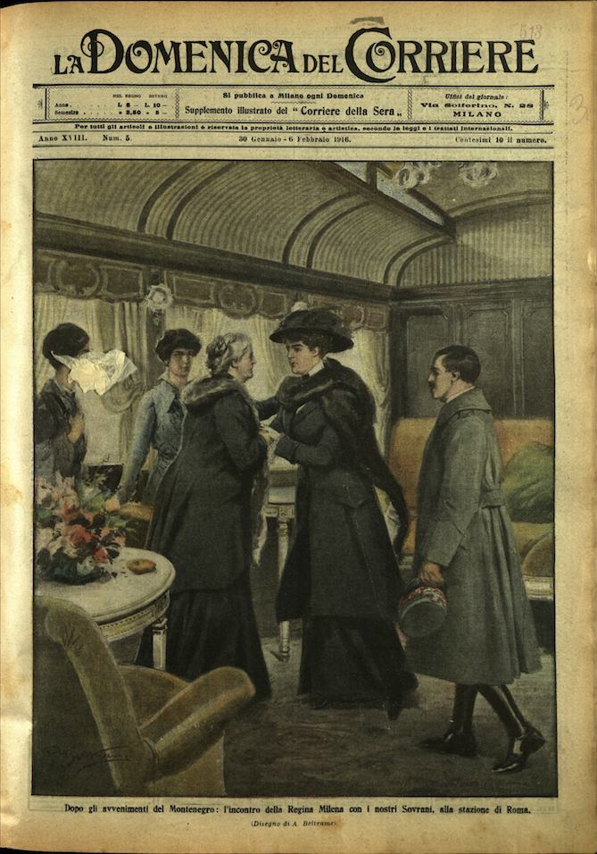 LA DOMENICA DEL CORRIERE. 30 gennaio - 6 febbraio 1916. …